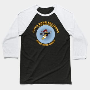 479th Bombardment Squadron w Txt Baseball T-Shirt